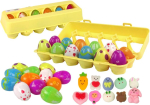 Kujukeste komplekt, munade komplekt Squishy Easter, 12 tk