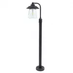 Vabalt seisev v&auml;lisvalgusti Lutec 12642H4, 60W, E27, IP44, must v., 17.6 cm x 94.5 cm