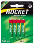 Patareid Rocket R03-4BB, AAA, 1.5 V