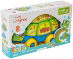 Sorteerimism&auml;ng Tigres Funny Games Turtle, 6 cm, sinine/kollane/roheline, 6 tk