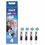 Elektrilise hambaharja otsik Oral-B EB10-4 Frozen II, valge v./violetne v., 4 tk