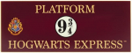 Valgusti Paladone Harry Potter Hogwarts Express Logo Light, punane v.
