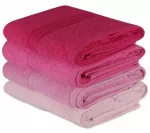 Vannir&auml;tikute komplekt Foutastic Rainbow 317HBY1254, roosa v., 90 cm x 50 cm, 4 tk