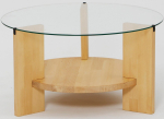 Kohvilaud Kalune Design Mondo, tamm v., 75 cm x 75 cm x 40 cm