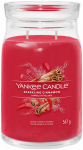 K&uuml;&uuml;nal, l&otilde;hna Yankee Candle Signature Sparkling Cinnamon, 60 - 90 h, 567 g, Punane v.