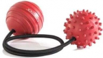 Massaaživahendite komplekt Gymstick Myofascia Rope Ball 61172, punane v., 6.5 cm