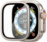Ekraani kaitseklaas Spigen, ALM Glas.Tr Slim Pro Apple Watch Ultra (49mm), l&auml;bipaistev v./h&otilde;be v.
