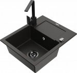 K&ouml;&ouml;givalamu Mexen Enzo 6506-75-670300-70-B, graniit, 57.6 cm x 46.5 cm x 17.4 cm, kuldne/must