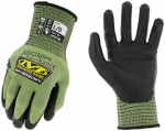 T&ouml;&ouml;kindad kummeeritud Mechanix Wear Speedknit S2EC06 S2EC-06-008, t&auml;iskasvanutele, must/roheline, M
