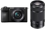 Peeglita kaamera Sony A6700 + 16-50mm + 55-210mm, must v.