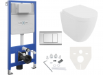 Seinapealse WC-poti komplekt krohvialune Mexen Fenix Slim, 53 cm x 36 cm