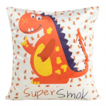 Dekoratiivpadjap&uuml;&uuml;r Kids 8B Design 91, valge v./oranž v., 45 cm x 45 cm
