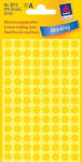 Kleebis Avery Zweckform 3013, ontor, 0.8 cm, 0.8 cm kollane v.