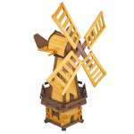 Aiakuju Windmill, 50 cm x 50 cm x 120 cm, pruun v./hele pruun v.