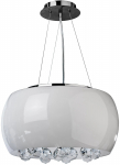 Valgusti rippuv AZzardo Quince 50, G9, 6 x 28 W, l&auml;bipaistev v./valge v.
