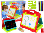 Joonistustahvel Lean Toys Learning Desk 2in1, 36 cm, mitmev&auml;rviline, 9 tk