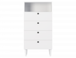 Kummut Dullum 60, valge v., 115 cm x 60 cm x 40 cm
