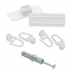 Laekarniisi tarvikute komplekt PVC I 1,8 m, valge v.