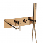 Peidetud vannitoa segisti Laveo Pola, roosa kuld