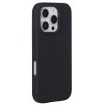 Telefoni &uuml;mbris Evelatus Silicone Case with MagSafe, Apple iPhone 16 Pro Max, must v.