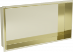 Sisseehitatav seinariiul Mexen X-Wall-NR, 10 cm x 30 cm x 60 cm, kuldne v.