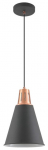 Valgusti rippuv GTV Gianni 9974, E27, 1 x 40 W, vask v./must v./kroom v.
