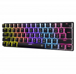 Juhtmega m&auml;nguklaviatuur White Shark Ashiko-2, EN, must v.