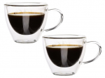Topeltklaasist kruusikomplekt Manhattan, l&auml;bipaistev, 0.08 l