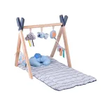 Tegevusmatt Woodlands ZA5882, 90 cm x 50 cm, sinine v./pruun v.