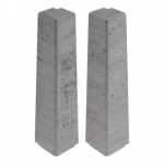 P&otilde;randaliistu v&auml;lisnurk Cezar MasterLine80 836145, 1.72 cm x 8.15 cm, hall v., 2 tk