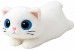 Pehme m&auml;nguasi kass 22505, valge, 15 cm