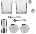 Viskiklaaside komplekt Ravenhead, klaas, 0.32 l, 10 tk