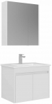 Vannitoa m&ouml;&ouml;bli komplekt Kalune Design Arno, valge v., 45 cm x 65 cm x 52 cm