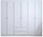 Riidekapp Kalune Design Terra, valge v., 52 cm x 205 cm x 210 cm
