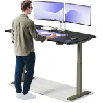 Arvutilaud reguleeritava k&otilde;rgusega Desktronic HomeOne 827 11, 160 cm x 80 cm, 119 cm, must v./roheline v.