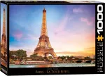 Pusle Eurographics Cities Paris La Tour Eiffel 6000-0765, 67.6 cm x 48.9 cm, 1000 tk, mitmev&auml;rviline