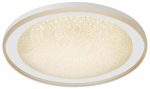 Valgusti lagi CristalRecord Gloss 28-697-40-100, LED, 3000 - 6500 &deg;K, 1 x 40 W, valge v. / kuldne v., 57 x 57 cm