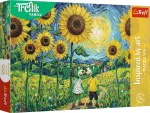 Pusle Trefl Walk among the Sunflowers, 41 cm x 27 cm, 100 tk