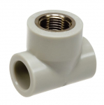 Kolmik (kolme haruga) Sanitas PPR 28.2020, 90 &deg;, 1/2 tolli - sisekeere/20 mm - sisekeere, pol&uuml;prop&uuml;leen (pp)