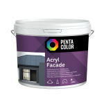 Fassaadiv&auml;rv Pentacolor Acryl Facade, valge, 10 l