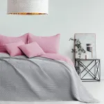 Voodikate Restilo Softa, pale pink v./pearl silver v., 240 cm x 260 cm