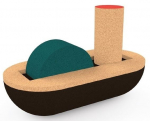 Arendav m&auml;ng Elou Boat Tanker, 11.5 cm, mitmev&auml;rviline, 3 tk