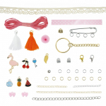 Loovkomplekt Buki France Kawaii Jewellery, valge v./kollane v./oranž v.