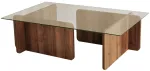Kohvilaud Kalune Design Escape, punakaspruun v., 105 cm x 65 cm x 30 cm