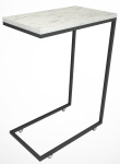 Kohvilaud Kalune Design Callen Marble, valge v./must v./beež v., 26 cm x 46 cm x 62 cm