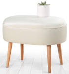 Tumba Hanah Home Moile 209FLF1206, kreemjasvalge, 44 cm x 63 cm x 47 cm