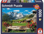 Pusle Schmidt Mountain View Idyll 108158, 49.3 cm x 69.3 cm, 1000 tk, mitmev&auml;rviline