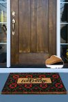 Uksematt Conceptum Hypnose Vintage, must v./punane v./roheline v., 40 cm x 60 cm