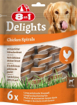 Koeramaius 8in1 Delights Chicken Spirals, 6 tk