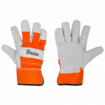 T&ouml;&ouml;kindad s&otilde;rmikud Bradas Iron Bull Canyon, t&auml;iskasvanutele, oranž v./hall v., 10,5, 6 tk